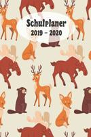 Schulplaner 2019 - 2020: Pony Elefant Katze Kaninchen das hausaufgabenheft 2019 - 2020 f�r das neue schuljahr; mit kalender, stundenplan f�r jedes semester, wochenplaner, kontaktliste und geburtstags  1078202699 Book Cover