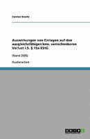 Auswirkungen von Einlagen auf den ausgleichsfähigen bzw. verrechenbaren Verlust i.S. § 15a EStG: (Stand 2005) 363880657X Book Cover