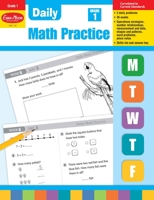 Daily Math Practice, Grade 1 1557997411 Book Cover