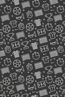 Soccer Pattern Goal Score Stadium Champion 36: Graph Paper 5x5 Notebook for Soccer or Ball Sports Lovers 1099460190 Book Cover