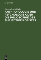Anthropologie und Psychologie 1012451429 Book Cover