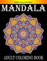 Mandala Adult Coloring Book: 100 Amazing Mandala Adult Coloring Book with Fun, Easy, and Relaxing Coloring Pages. B088N42242 Book Cover