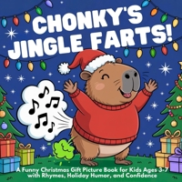 Chonky’s Jingle Farts: A Funny Christmas Gift Picture Book for Kids Ages 3–7 with Rhymes, Holiday Humor, and Confidence (Capy Laughs) B0FRZDS3VH Book Cover