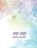 Monthly Planners 2020-2028: Jan 2020 - Dec 2028 Calendar Schedule watercolor cover 169475801X Book Cover