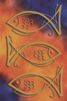 Notes: Fish symbol, Christian symbols, jesus fish symbol, spiritual diary, notebook with fish. Format A5, 120 pages, discreet light grey lined. 171209436X Book Cover