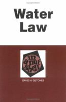 Water Law in a Nutshell (Nutshell Series) 0314199519 Book Cover