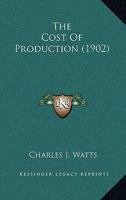 The Cost Of Production 1437168418 Book Cover