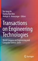 Transactions on Engineering Technologies: World Congress on Engineering and Computer Science 2019 981159208X Book Cover