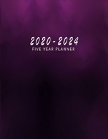 2020-2024 Five Year Planner: 2020-2024 Monthly Planner 8.5 x11 60 Months Calendar Featuring 2020-2024 Calendar Weekly Planner Monthly Schedule ... Schedule Organizer Notebook Journal For All) 1692892185 Book Cover