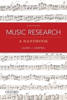 Music Research: A Handbook 0195171195 Book Cover