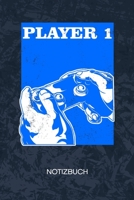 Player 1: Geschwister Notizbuch A5 Kariert - Nerd Heft - Gaming Notizheft 120 Seiten KARO - Multiplayer Spiele Notizblock Konsolen Spieler Motiv - Geek Geschenk 1698666683 Book Cover