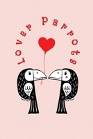 Lover Parrots: Valentine's Day Gift - ToDo Notebook in a cute Design - 6" x 9" (15.24 x 22.86 cm) 165493836X Book Cover