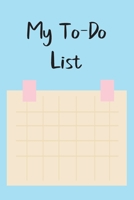 My To Do List: A simple book filled with lines that include check boxes. 1654576573 Book Cover