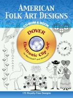 American Folk Art Designs CD-ROM and Book (Electronic Clip Art) 0486997871 Book Cover
