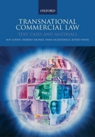 Transnational Commercial Law: International Instruments and Commentary 0199251665 Book Cover
