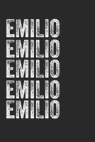 Name EMILIO Journal Customized Gift For EMILIO A beautiful personalized: Lined Notebook / Journal Gift, Notebook for EMILIO,120 Pages, 6 x 9 inches, Gift For EMILIO, Personal Diary, EMILIO, Personaliz 1678427209 Book Cover