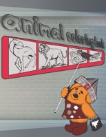 animal coloring book: advanced coloring book animals for kids and adult - many animals Which are found on Earth, air, and sea and bit of nature B08TFT18DK Book Cover