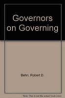 Governors on Governing 0819178918 Book Cover