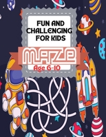 Fun And Challenging Maze For Kids: Maze Marvels: A World of Puzzling Fun for Kids B0CK441B5L Book Cover