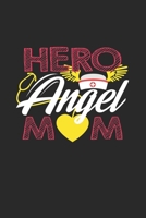 Hero Angel Mom: 6x9 Pregnant Nurse - lined - ruled paper - notebook - notes 1691036463 Book Cover