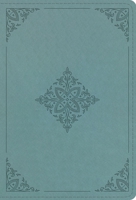 ESV Large Print Compact Bible (Trutone, Paris Sky, Fleur-De-Lis Design) B0H4HKTNJJ Book Cover
