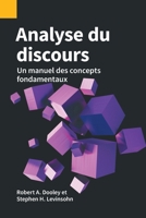 Analyse du discours: Un manuel des concepts fondamentaux (French Edition) 1556715439 Book Cover