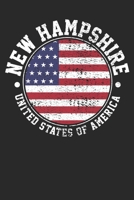 Gift Notebook: New Hampshire Vintage Dot Grid 6x9 120 Pages 169907903X Book Cover