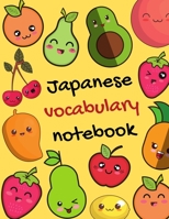 Japanese vocabulary notebook: Suitable for Kanji Hiragana Katakana | Practice Paper Notebook | Genkouyoushi Paper | BIG (8.5x11 A4 format) 120 pages | ... Japanese Characters & Learn Japanese language 1691610437 Book Cover
