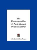 The Phaneropteridae Of Australia And Polynesia 1347093087 Book Cover