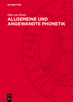 Allgemeine Und Angewandte Phonetik 3112742842 Book Cover