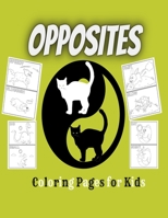 Opposites Coloring Pages for Kids: Give this funny opposites coloring book to your kids. They will have good times in coloring the attractive and ... stimulating their creativity and imagination. B093K87PYL Book Cover