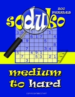 Soduko : Medium to Hard 200 Puzzles 1676792473 Book Cover