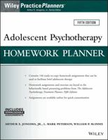 Adolescent Psychotherapy Homework Planner 1119246245 Book Cover