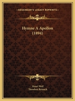 Hymne A Apollon (1894) 1120297532 Book Cover