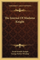The Journal Of Madame Knight 116274684X Book Cover