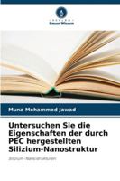 Untersuchen Sie die Eigenschaften der durch PEC hergestellten Silizium-Nanostruktur 6209304338 Book Cover