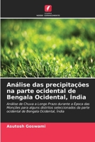 Análise das precipitações na parte ocidental de Bengala Ocidental, Índia 6205906201 Book Cover