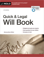 Quick & Legal Will Book 1413332994 Book Cover