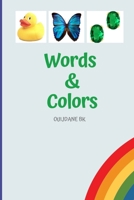 Words & Colors: Colors and Words in English - Book for kids - (English Edition) B0875Z4K2V Book Cover