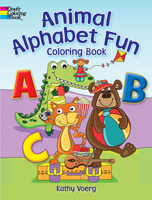 Animal Alphabet Fun Coloring Book 0486836509 Book Cover