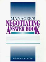 Manager Negotiating Answer Book 0131559389 Book Cover