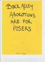 Back Alley Abortions Are For Posers B0GC88RZYV Book Cover