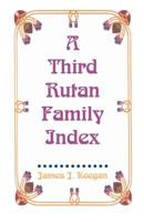 A Third Rutan Family Index 0788421131 Book Cover