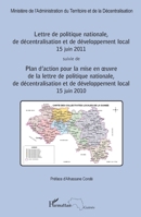 Lettre de politique nationale, de décentralisation et de développement local 15 juin 2011 (Harmattan Guinée) (French Edition) 2343033668 Book Cover