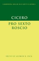 Pro Sexto Roscio Amerino 1278637540 Book Cover