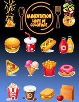 Alimentation Livre de coloriage: Livre d'activités pour les enfants 9189476522 Book Cover