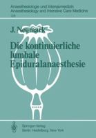 Die Kontinuierliche Lumbale Epiduralanaesthesie 3540096574 Book Cover