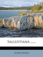 Sallustiana von Alfred Kunze. 1278647260 Book Cover