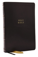 KJV, Center-Column Reference Bible with Apocrypha, Leathersoft, Black, 72,000 Cross-References, Red Letter, Comfort Print: King James Version: King James Version 1400331927 Book Cover