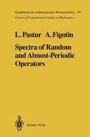 Spectra Of Random And Almost Periodic Operators 364274348X Book Cover